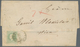 Serbien: 1872. Outer Letter Sheet To An Address In Austria, Corectly Franked With 35 P Green, Perf L - Serbien