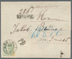 Serbien: 1873, 35pa. Green And 40pa. Lilac, Perf. 9½:12, Correct 75pa. Rate On Front And On Reverse - Serbien
