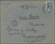 Serbien: 1919, King Peter I./Crown Prince Alexander 25pa. Blue, Single Franking On Cover From "SKOPJ - Serbie