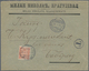 Serbien - Portomarken: 1902, 20pa. Brown On Unfranked Commercial Cover From "KRAGOUJEWATZ 30.1.02" ( - Serbien