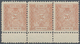 Serbien - Portomarken: 1898, 20pa. Brown, Horizontal Strip Of Three Incl. Tête-bêche Pair With Adjoi - Serbia