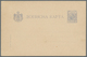 Serbien - Ganzsachen: 1895, King Alexander I., Stationery Card 5pa. Ultramarine, Without "Tesla" Imp - Serbie