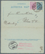 Serbien - Ganzsachen: 1896, King Alexander I., Letter Card 10pa. Blue Uprated By 15pa. Lilac, Used F - Serbie