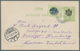 Serbien - Ganzsachen: 1903/1904, Mourning Issue, Group Of Three Uprated Stationery Cards 5pa. Green - Serbie