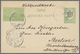 Delcampe - Serbien - Ganzsachen: 1903/1904, Mourning Issue, Group Of Three Uprated Stationery Cards 5pa. Green - Serbie