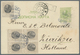 Serbien - Ganzsachen: 1907/1908, King Peter I., Stationery Card 5pa. Green, Three Uprated Pieces To - Serbie