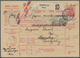 Serbien - Ganzsachen: 1915, King Peter I. Parcel Despatch Form 10pa. Red, Commercially Used From "NI - Serbien