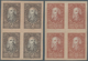 Slowenien: 1920, 2d Lilac/flesh, 6d Olive/flesh And 10d Red-brown/grey, Imperf, White Ungummed Paper - Slovénie