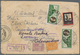 Sowjetunion: 1931 Exchange Control Letter As Registered Mail From Moscow Via Florence To Lucca Then - Briefe U. Dokumente