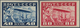 Sowjetunion: 1930, Zeppelin 40kop. Blue And 80kop. Carmine IMPERFORATE, Mint Original Gum Previously - Briefe U. Dokumente