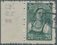 Sowjetunion: 1939, Freimarke Kolchosbäuerin 20 Kop. Grün In Der Seltenen LINIENZÄHNUNG 12 1/2 Sauber - Briefe U. Dokumente