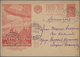 Delcampe - Sowjetunion - Ganzsachen: 1930/32, 7 Different Used Picture Postcards With Motive Zeppelin, One Card - Ohne Zuordnung