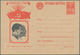 Sowjetunion - Ganzsachen: 1944, 3 Picture Postcards Of 4./5. Regular Issue, Propaganda Lenin Stalin - Unclassified