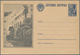 Delcampe - Sowjetunion - Ganzsachen: 1945/7, 9 Picture Postcards Of The 6th Regular Issue Propaganda Stalin Vie - Unclassified