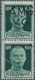 Triest - Julisch-Venetien (A.M.G.V.G.): 1945/47: 60 Cent. Green, Vertical Pair, Lower Stamp Without - Mint/hinged