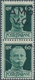 Triest - Julisch-Venetien (A.M.G.V.G.): 1945/47: 60 Cent. Green, Vertical Pair, Lower Stamp Without - Ungebraucht