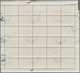 Triest - Zone B: 1953, Car And Motorcycle Race, 50 Din In The Stamped Block Of 30, Left Markedly Too - Neufs