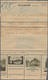 Tschechoslowakei: 1932. Advertising Telegram (bank, Medicine, Sport, Woman, Cartography). Used. - Ungebraucht
