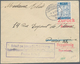 Türkei: 1940, INTERCEPTED MAIL: Turkey, 10 K Grey-blue "balkan Pact", Single Franking On Cover From - Neufs