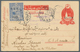 Türkei - Cilicien: 1919. Turkish Postal Stationery Card 20pa Red Overprint' Cilicie' Uprated With Fr - 1920-21 Anatolie