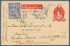Türkei - Cilicien: 1919. Turkish Postal Stationery Card 20pa Red Overprint' Cilicie' Uprated With Fr - 1920-21 Anatolia