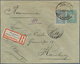 Türkei - Stempel: 1906, "BROUSSE" Cds. On Registered Uprated Used Postal Stationery Envelope With La - Autres & Non Classés