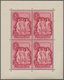 Ungarn: 1947/1949, 3 Postfrische Gezähnte Kleinbogen "Tag Der Briefmarke" Dazu 1 Bogen " 50 Jahre Ge - Lettres & Documents