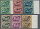 Ungarn: 1950, Freimarken Serie "Fünfjahresplan", Postfrische Senkrechte Luxuspaare, 4x Mit Seitliche - Lettres & Documents