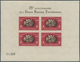 Ungarn: 1950, 2. Juli. Blockpaar: 75 Jahre Weltpostverein (UPU) (1949). Michel 1050 € - Lettres & Documents