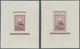 Ungarn: 1951, Zwei Ausgesuchte, Postfrische Ganz Glatte Luxusblocks "80 Jahre Ungarische Briefmarken - Lettres & Documents