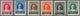 Vatikan: 1934, Provisional Overprints, Complete Set Of Six Values, Mint Original Gum Previously Hing - Unused Stamps