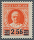 Vatikan: 1934, 2,55 L On 2,50 L Orange-red Provisional Definitive, With Variety "tiny Dot Instead Of - Unused Stamps