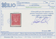Vatikan: 1940, 5 C Carmine Definitive, IMPERFORATED, VF Mint Never Hinged Condition. Certificate Cil - Unused Stamps