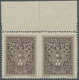 Vatikan: 1945, 30 C Brown, Horizontal Pair From Upper Margin With Vertically Imperforated Center, VF - Ungebraucht