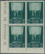 Vatikan: 1945, 1 L Deep Green "war Victims Relief", Block Of 4 From Lower Left Corner, Lower Pair Wi - Unused Stamps