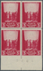 Vatikan: 1945, 3 L Carmine "war Victims Relief", Block Of 4 From Bottom Margin, Lower Pair Imperfora - Unused Stamps