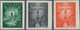 Vatikan: 1947, 25 L Deep Emerald, 50 L Grey-black And 100 L Orange Airmail Stamps, All Three Stamps - Unused Stamps