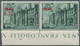 Vatikan: 1949, 12 L On 13 L Deep Green "basilicas", Horizontal Pair From Lower Margin, Right Stamp W - Unused Stamps