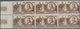 Vatikan: 1959, 50 L Brown "S.Casimiro", Block Of 10 (5 X 2, Folded) With Lateral Margins, 5 Stamps W - Unused Stamps