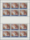 Delcampe - Vatikan: 1991, Sistine Chapel, 100 L, 150 L And 650 L, 3 Sheets With Each Two Blocks Of 6 Of The Sam - Unused Stamps