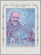 Vatikan: 1998, Padre Pio, Souvenir Sheet, With Printing Variety Cowl Of The Saint In Violet Instead - Unused Stamps