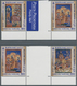 Vatikan: 2001, "Christianisation Of Armenia", 1200 L + 1500 L And 1500 L + 2000 L, Two Horizontal Gu - Unused Stamps