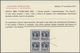 Vatikan - Paketmarken: 1931, 10 L Grey-black With Overprint "PER PACCHI" Shifted To The Right, Block - Paketmarken