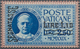 Vatikan - Portomarken: 1931, 1,10 L On 2,50 L Blue Express Stamp, Unissued PROOF With Surcharge In B - Portomarken