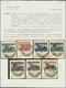 Vatikan - Portomarken: 1946, Coat Of Arms Drawing 5 C To 5 L, Wide Vacuum Lines On White Paper, Sele - Postage Due