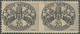 Vatikan - Portomarken: 1945, 20 C Black/grey-violet "coat Of Arms", Horizontal Pair With Vertically - Taxes