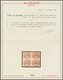 Vatikan - Portomarken: 1945, 5 L Black/grey "coat Of Arms", Imperforated Block Of Four. VF Mint Neve - Postage Due