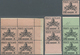 Vatikan - Portomarken: 1954, 4 L Black/rose, Lot Of 3 Varieties: Single Stamp Horizontally Imperfora - Taxes