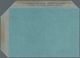 Vatikan - Ganzsachen: 1952, Airletter L. 80 "AEROGRAMMA" Blue, Unused, Two Varieties: (1) Missing In - Entiers Postaux