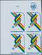Vereinte Nationen - Genf: 1976. IMPERFORATE Corner Block Of 4 For The Issue "30th Anniversary WFUNA" - Other & Unclassified